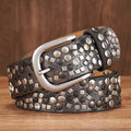 Nieten Gürtel Damen PU-Leder Strass Rock Style – Lena