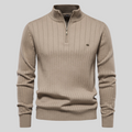 Herren Strickpullover Winter Warm Elegant mit Reißverschluss – Casper