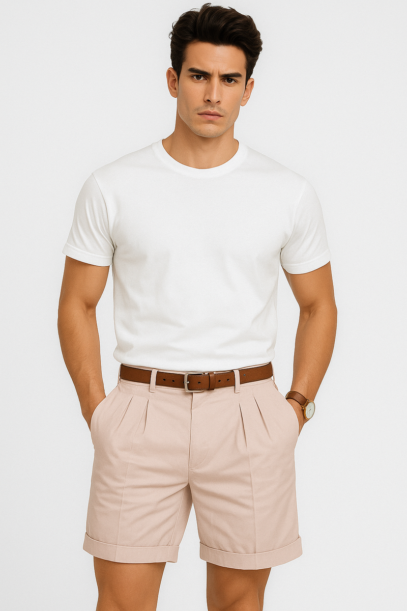 Leinen Shorts Herren Sommer elegant bequem – Sorelio