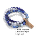 Naturstein Armband-Set für Damen & Herren – Elias