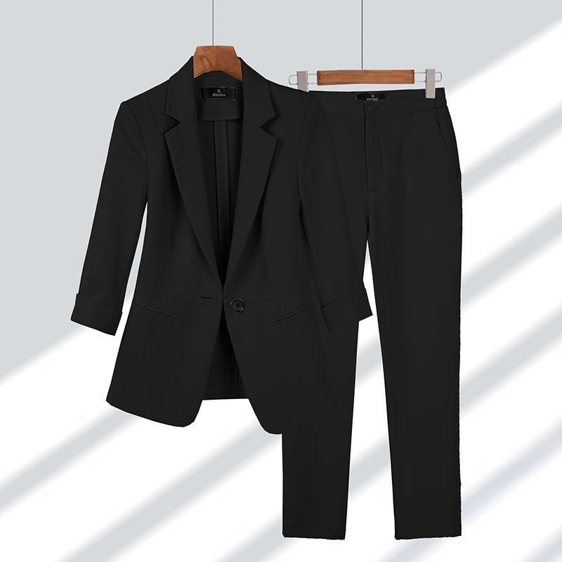 Eleganter Zweiteiler mit Blazer & Hose für Damen – Isabella