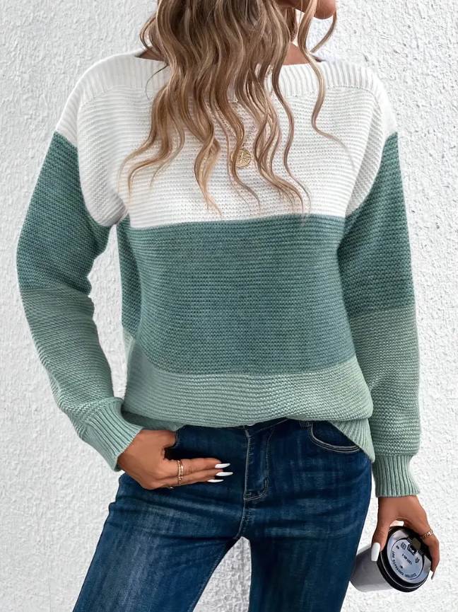Eleganter Damenpullover mit lässiger Passform und Stil – Blanda