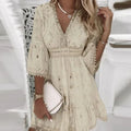 Boho Kleid mit Spitze & luftiger Passform – Eliana