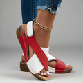 Stylische Damen Wedgesandalen mit rutschfestem Design – Liorina