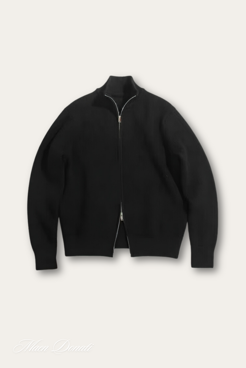 Herren Weste mit Reißverschluss Elegant Komfortabel Relaxed Fit – Matteo