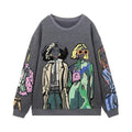 Weit geschnittener Pullover mit Wollmuster - Elise