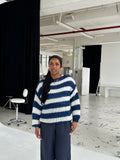 Gestreifter Oversize-Pullover für Damen – Lena