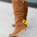 Elegante Lederstiefel für Damen mit Absatz – Sofia