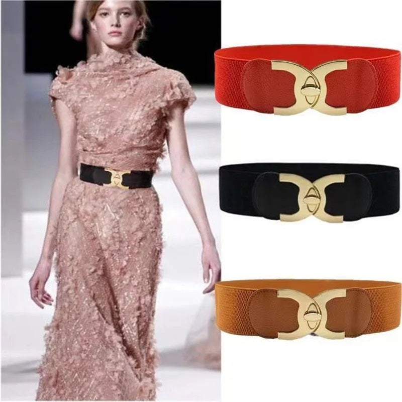 Breiter Gürtel im französischen Stil für Damen – Chic