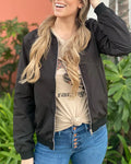 Trendige Damen-Bomberjacke für urbane Looks – Zoey