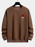 Damen Sweatshirt mit Rosenmuster und Komfort – Emma