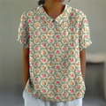 Enges Kurzarm Shirt Damen mit Rundhals – Neressa