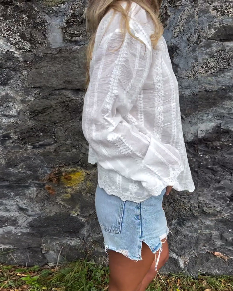 Damen Poloshirt Lässig Elegant Vielseitig Look – Anna