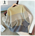 Übergrößen Patchwork Pullover für Damen – Annika