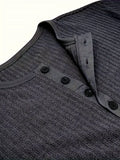 Henley Shirt Herren Kurzarm Elegant Bequem – Silvano