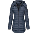 Wärmende Daunenjacke mit Kapuze Damen – Emilia