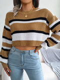 Gestreifter Kurzpullover - Emory