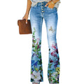 Flared Jeans mit 4 Knöpfen für Damen – Emilia