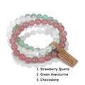 Naturstein Armband-Set für Damen & Herren – Elias