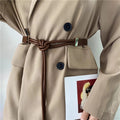 Taillengürtel mit Knoten aus PU-Leder für Damen – Lina