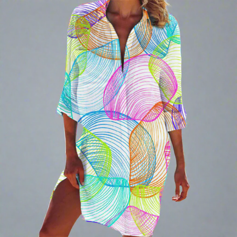 Sommer Shirt Damen Luftig Bequem Locker Alltag Elegant – Solavina