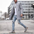 Eleganter Wollmantel für Herren – Damian
