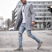 Eleganter Wollmantel für Herren – Damian