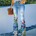 Flared Jeans mit 4 Knöpfen für Damen – Emilia