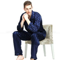 Luxuriöses gestreiftes Herren-Pyjama-Set für maximalen Komfort – Jonas