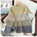 Übergrößen Patchwork Pullover für Damen – Annika