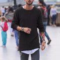 Langer Herrenpullover mit modernem Design – Max