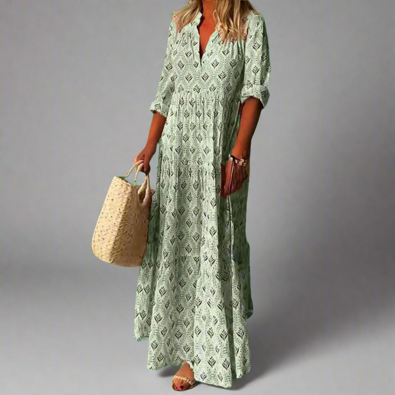 Leichtes Sommerkleid für Damen mit femininer Note – Elena