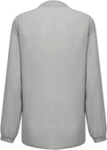 Elegante Plus-Size-Bluse mit V-Ausschnitt – Monika