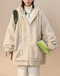 Flauschige Winterjacke mit Fleece – Noa
