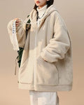 Flauschige Winterjacke mit Fleece – Noa
