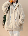 Flauschige Winterjacke mit Fleece – Noa