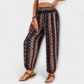 Damen Hose Ethno Muster Elegant Alltag Look – Senalya