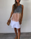 Gradient Sommerkleid Damen luftig ärmellos – Liana