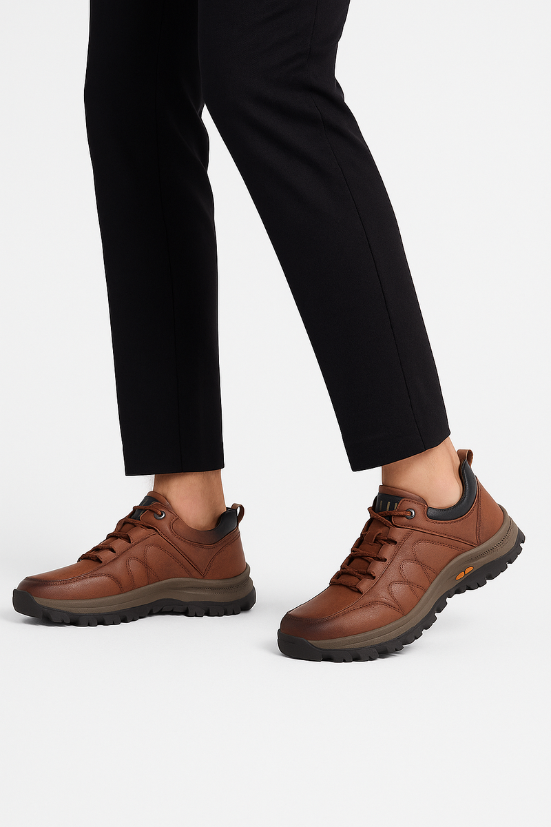 Orthopädische Herren-Lederschuhe mit Komfortsohle – Anselm