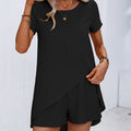 Damen Bluse mit Kreuzdetail elegant gewebt – Livia
