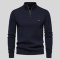 Herren Strickpullover Winter Warm Elegant mit Reißverschluss – Casper