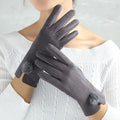 Warme Winterhandschuhe mit Vintage-Design für Damen – Amelia