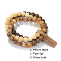 Naturstein Armband-Set für Damen & Herren – Elias