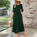 Midi Kleid mit Bauchbedeckung für Damen – Elisa