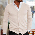 Herren-Strickjacke mit V-Ausschnitt für zeitlose Eleganz – Felix