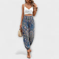 Damen Hose Ethno Muster Elegant Alltag Look – Senalya
