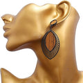 Holz Tropfen Ohrringe Boho Chic Schmuck – Lena