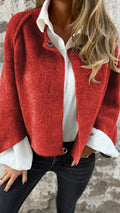 Damen Wollmantel mit klassischem Design und Komfort – Olivia
