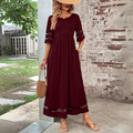 Midi Kleid mit Bauchbedeckung für Damen – Elisa