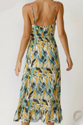 Buntes Sommerkleid Damen mit A-Linie Schnitt – Aryelle